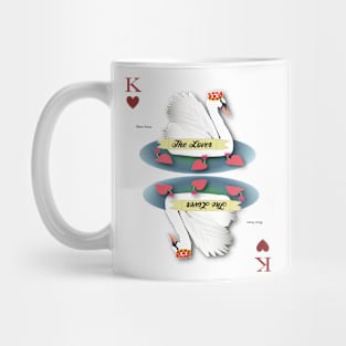 Swan King of Hearts Mug